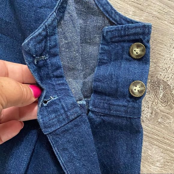 Woolrich Denim Pinafore Apron Dress - Picture 5 of 6